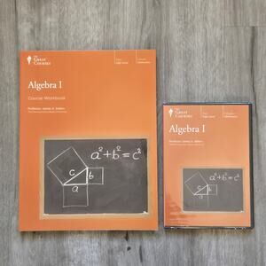 NEW The Teaching Company The Great Courses Algebra 1 Course DVD and Workbook